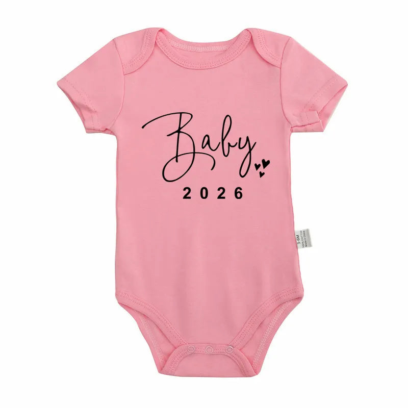 Ärmlös Babybody med Textmönster – Unisex