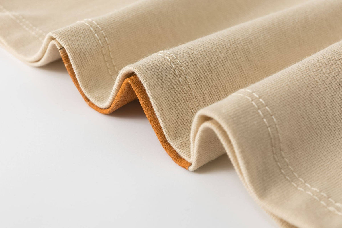Beige långärmad T-shirt