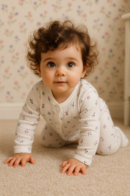 Lavendel Ribbad Pyjamas