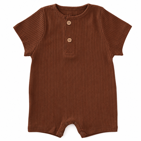 Kortärmad Baby Romper