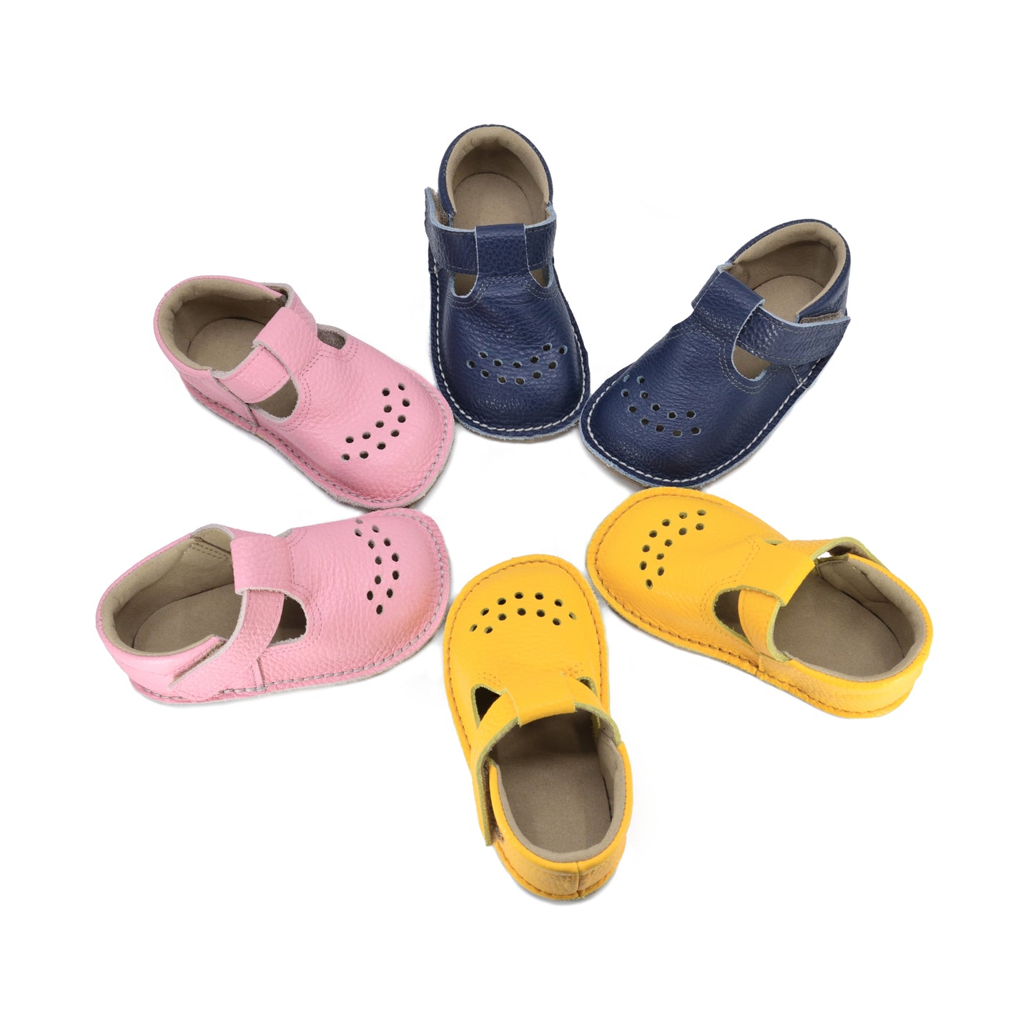 Leather Kids' Shoes Lusti - Dark Blue