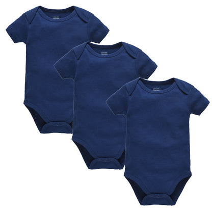 Enfärgad Babybody 3-pack – Unisex