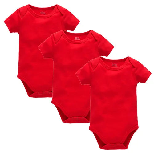 Enfärgad Babybody 3-pack – Unisex