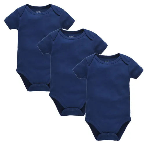 Enfärgad Babybody 3-pack – Unisex