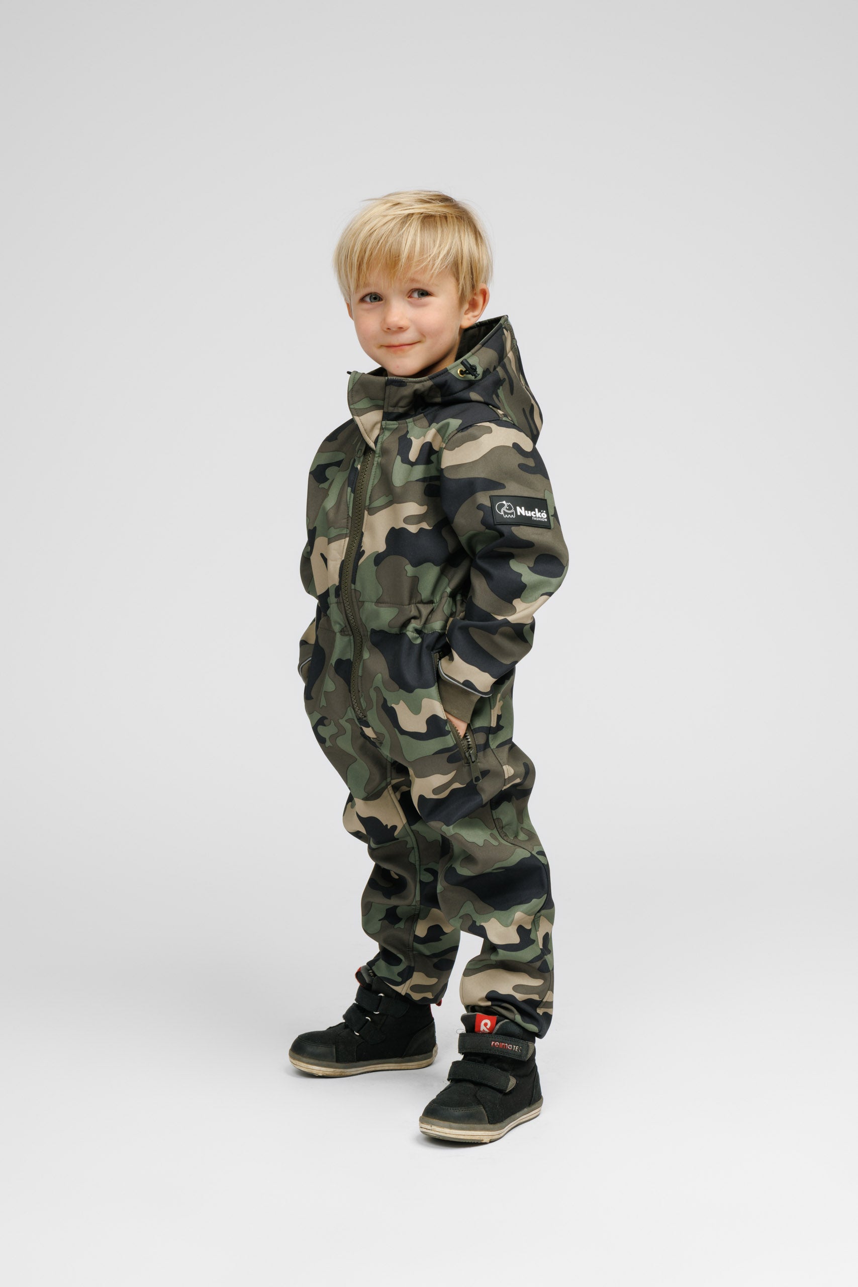 Softshell Onesie for Kids - MOSS