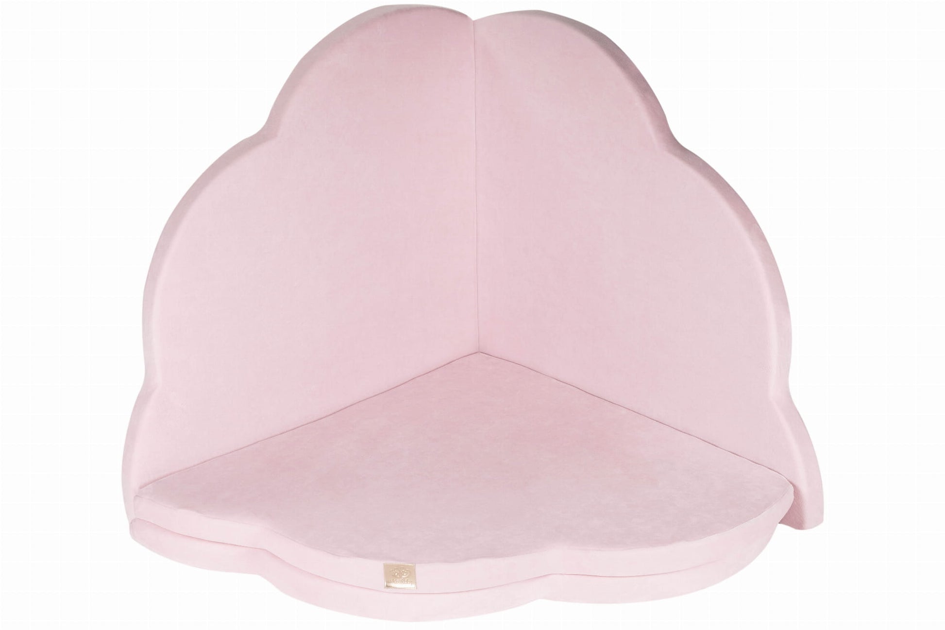 Play Mat for Kids - Cloud Shaped Pink Velvet