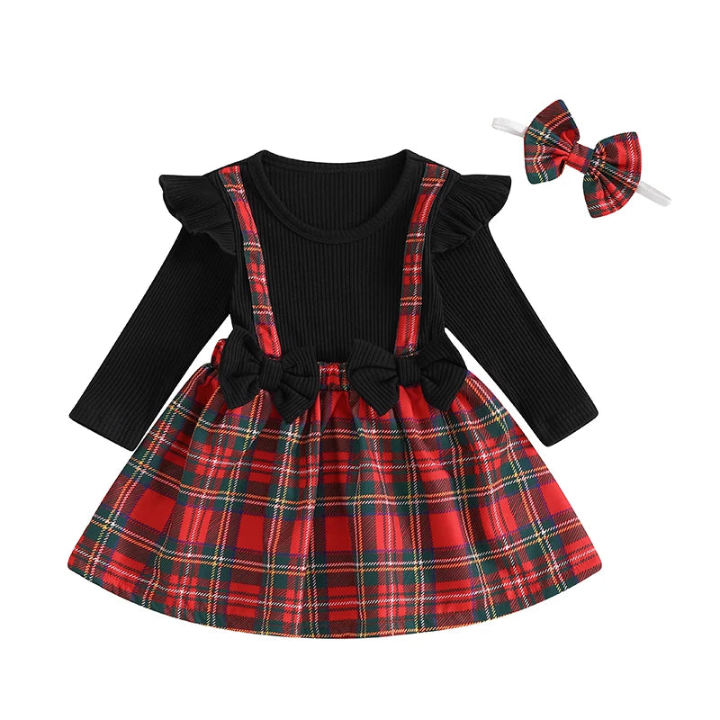 Mönstrad Julklänning