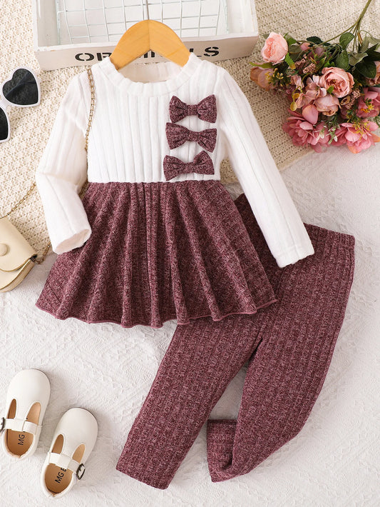 Klänning+Byxor Rosett