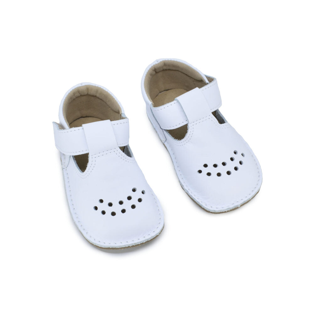 Leather Kids' Shoes Lusti - White