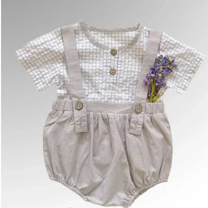 Tvådelat Set- Rutigt