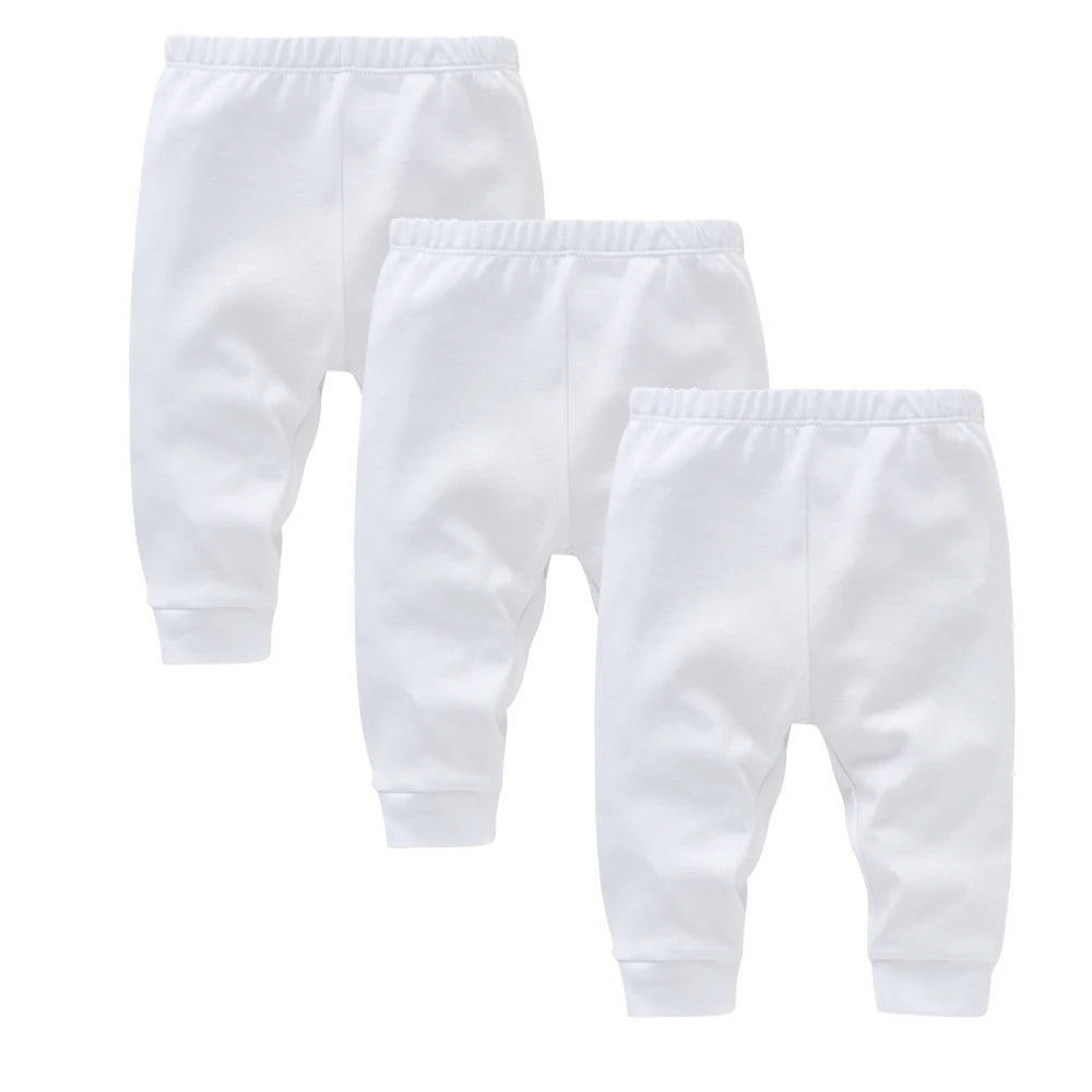 Enfärgade leggings 3-pack