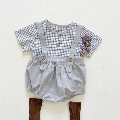 Tvådelat Set- Rutigt