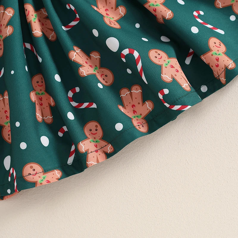 Mönstrad Julklänning