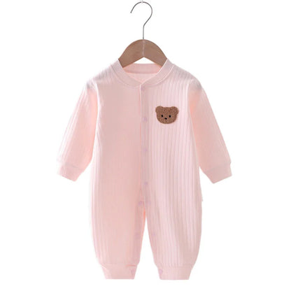 Baby Jumpsuit i Bomull med Björnmotiv – Unisex