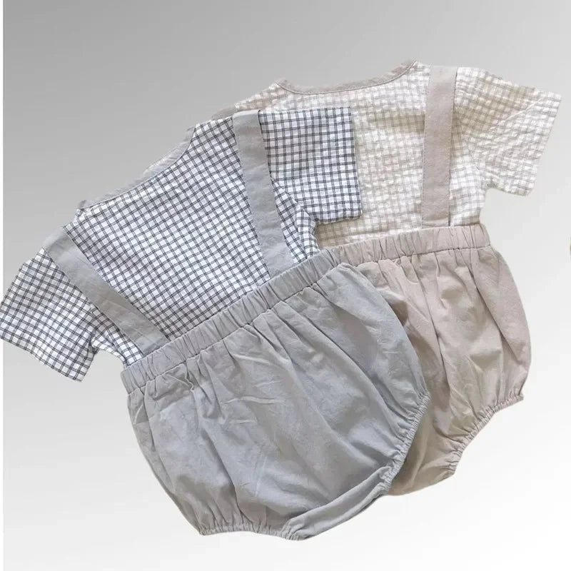 Tvådelat Set- Rutigt