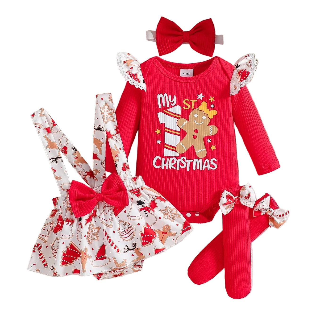 3-delat Julset för Baby – Flickor
