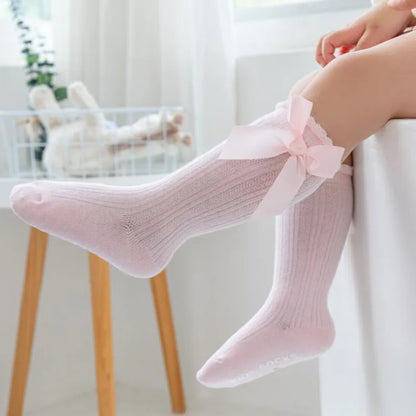 Strumpor Med Rosett