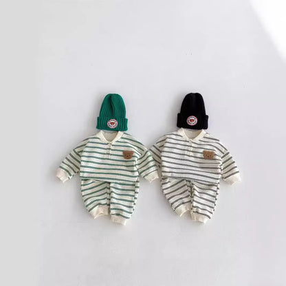 Randigt Tvådelat Set