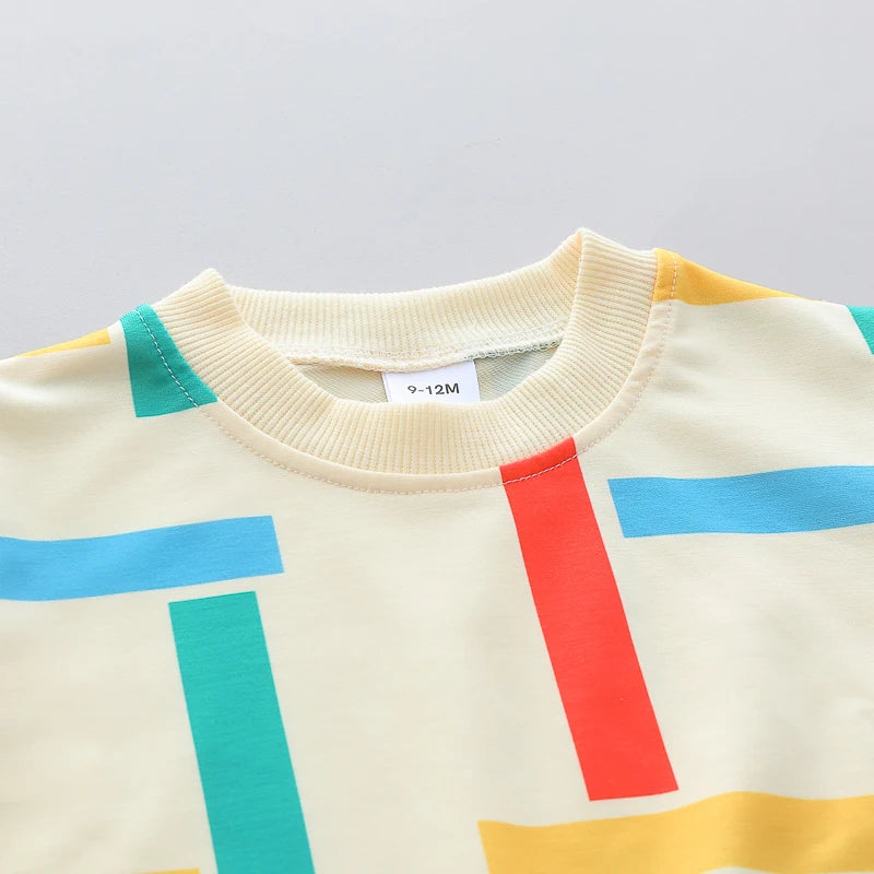 Färgglad Tröja+Byxor