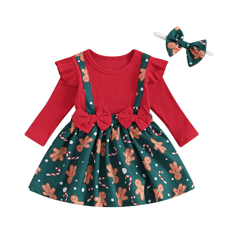 Mönstrad Julklänning