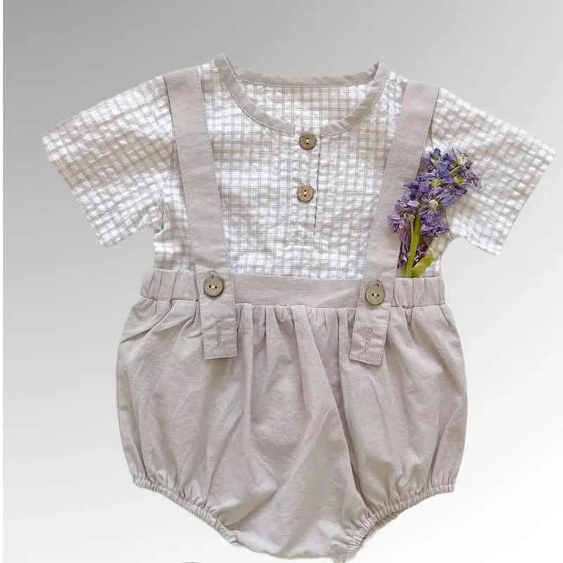 Tvådelat Set- Rutigt