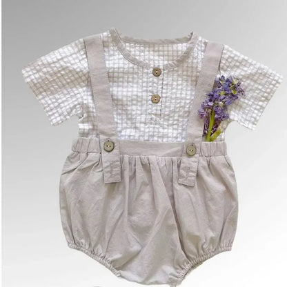 Tvådelat Set- Rutigt