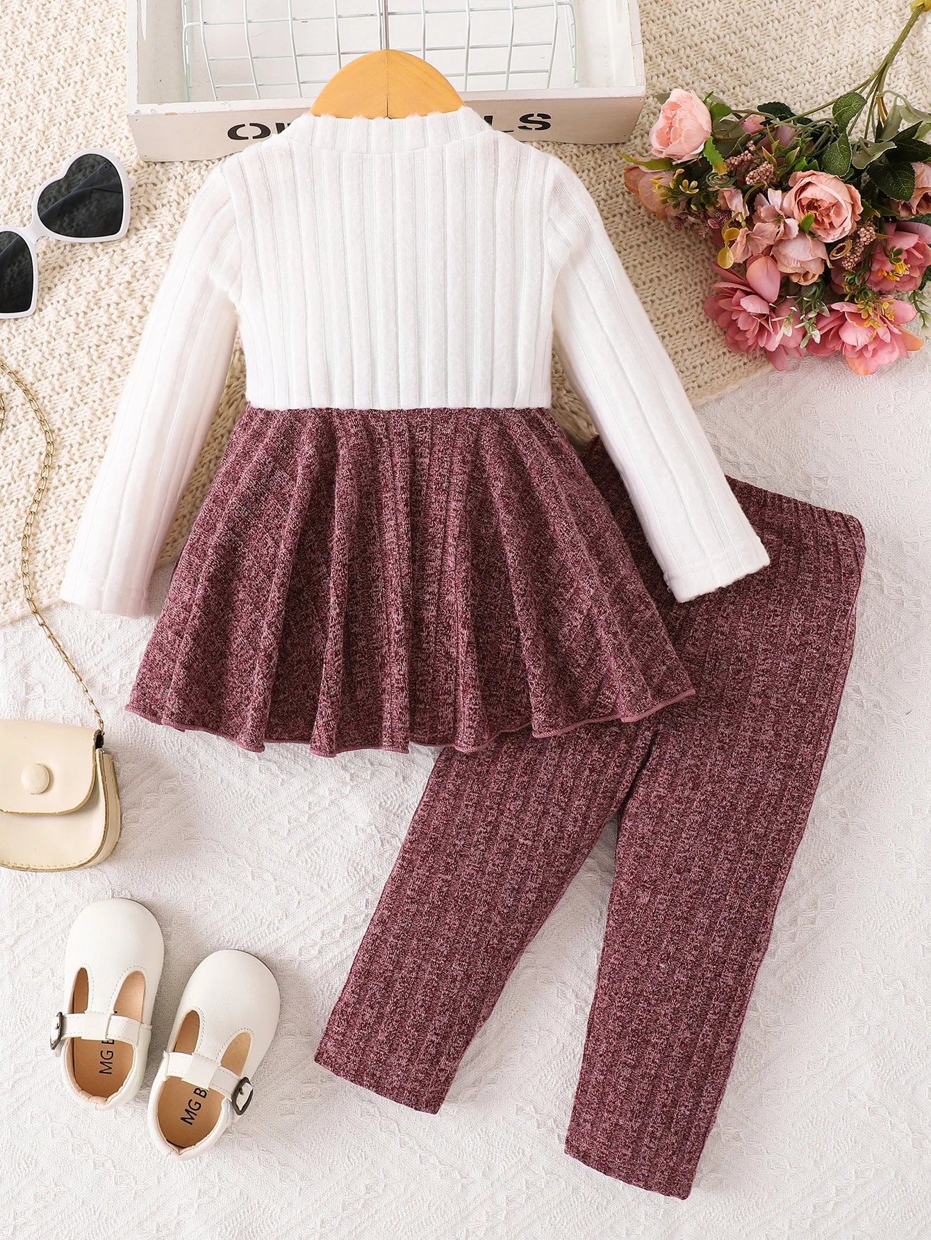 Klänning+Byxor Rosett