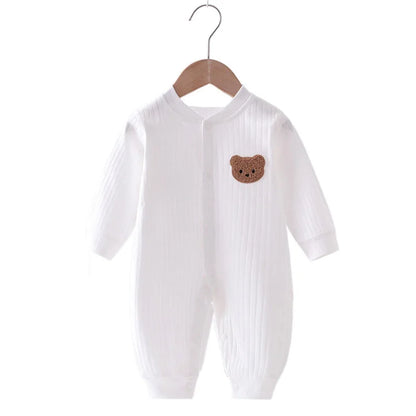 Baby Jumpsuit i Bomull med Björnmotiv – Unisex