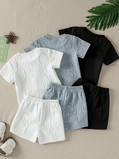 Storpack 3 par tvådelat set pojke