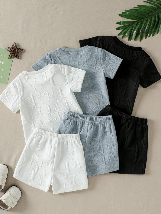 Storpack 3 par tvådelat set pojke