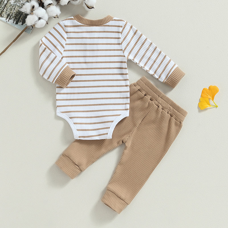 Stickad Babyset