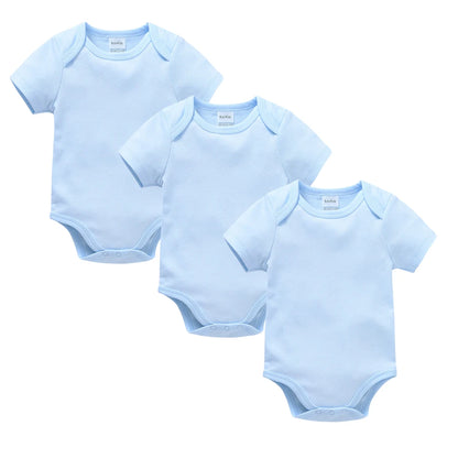 Enfärgad Babybody 3-pack – Unisex