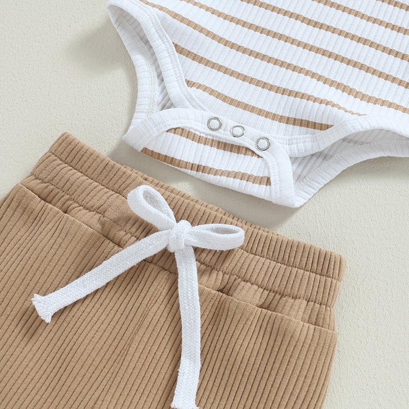 Stickad Babyset