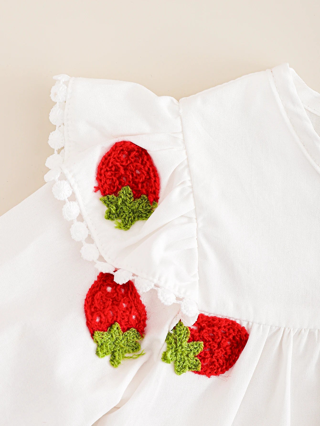 Tvådelat Sommarset Jordgubbe