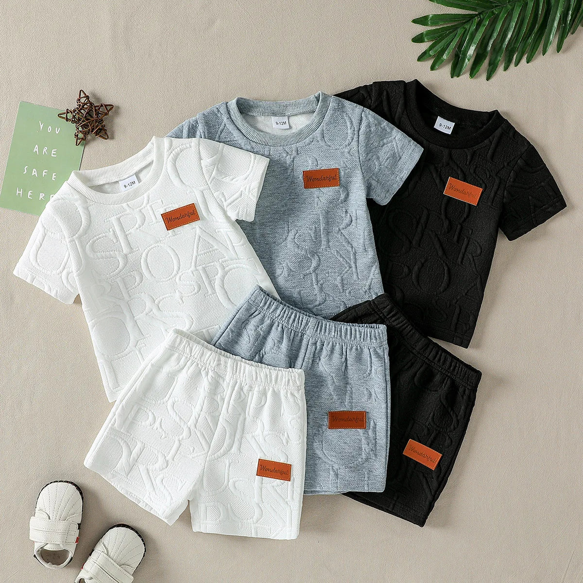 Storpack 3 par tvådelat set pojke