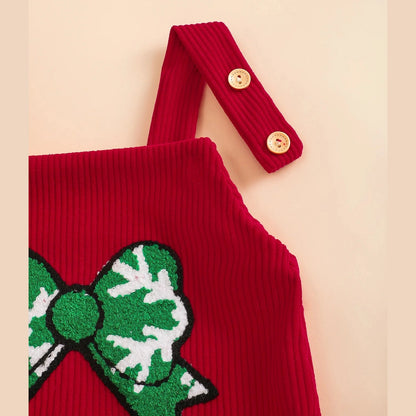 Jul-Sparkdräkt för Baby med Fyrkantig Halsringning – Unisex