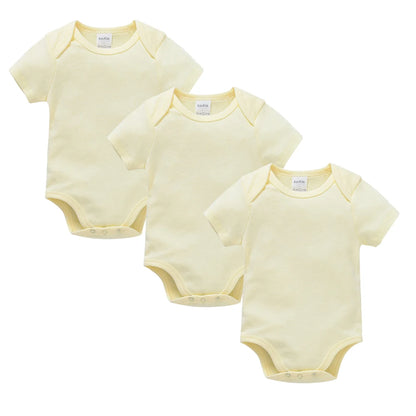 Enfärgad Babybody 3-pack – Unisex