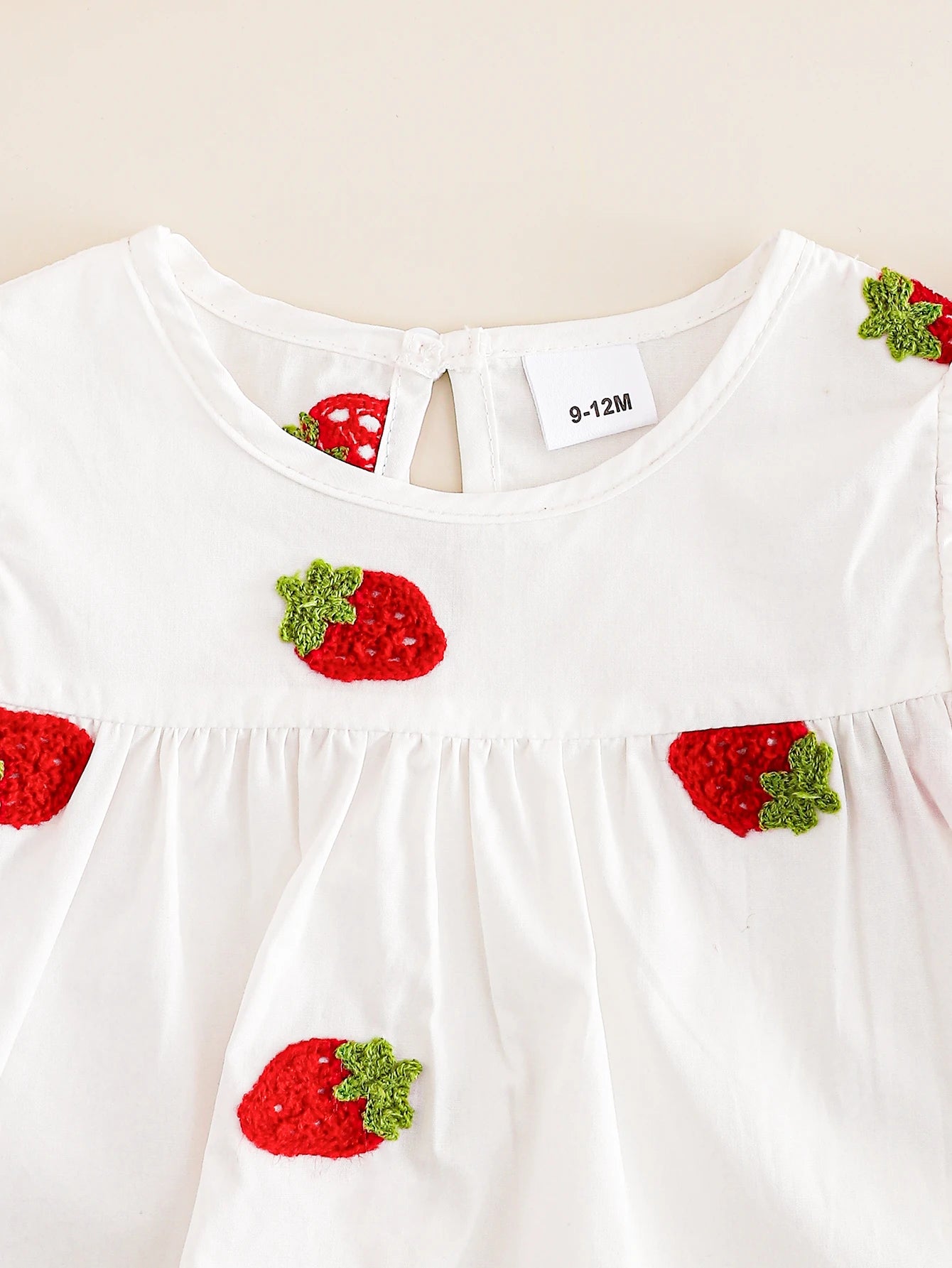 Tvådelat Sommarset Jordgubbe