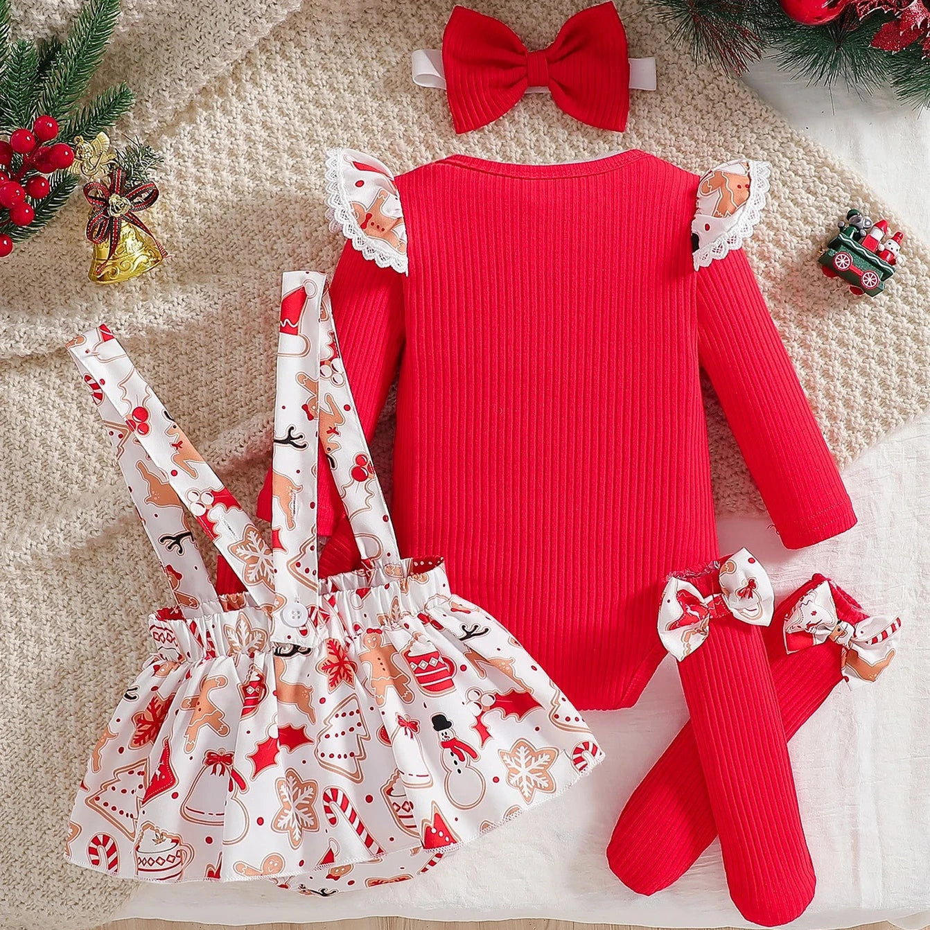 3-delat Julset för Baby – Flickor