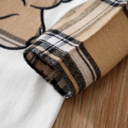 Baby Sparkdräkt med Björnmönster – Unisex