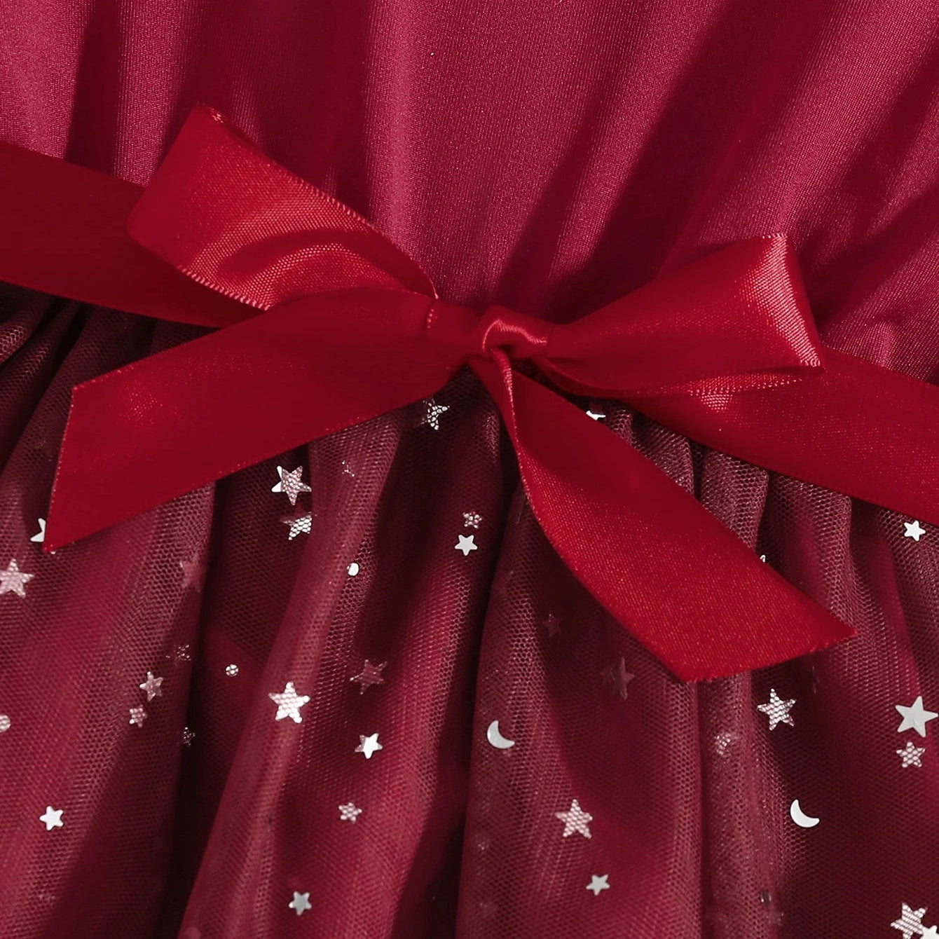 Julklänning för Flickor med A-linjesilhuett