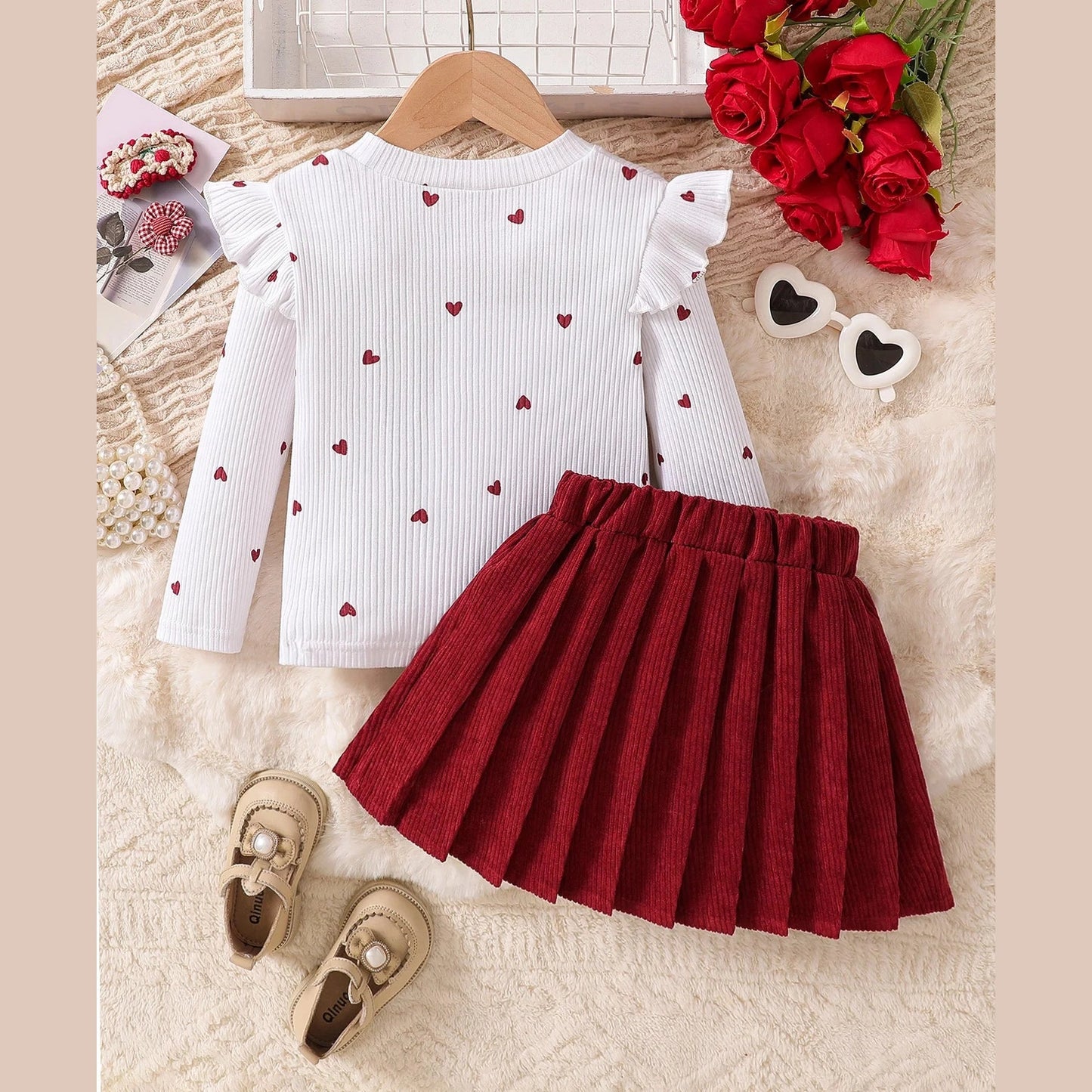 Julkjolset för Barn – Tvådelat Set för Flickor