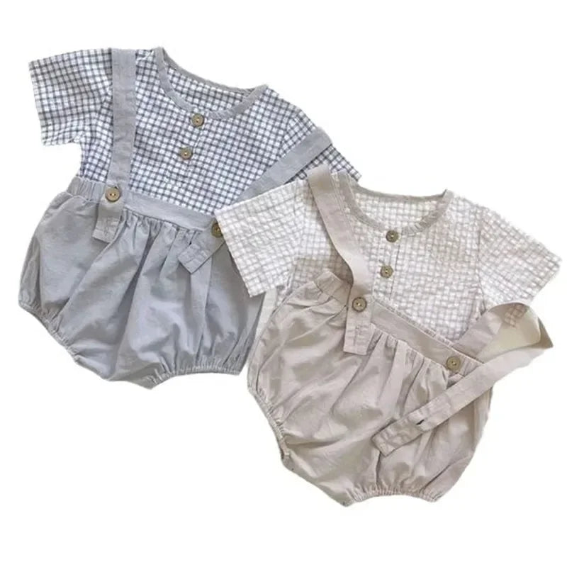 Tvådelat Set- Rutigt