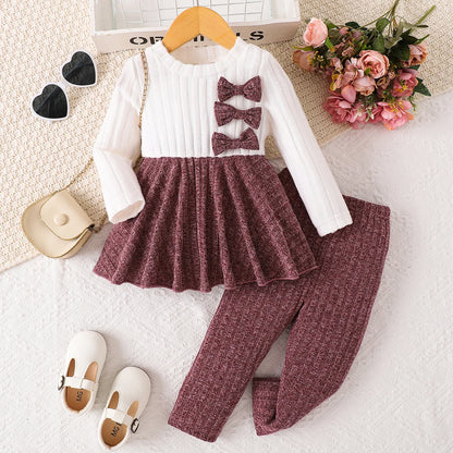 Klänning+Byxor Rosett