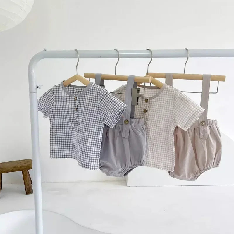 Tvådelat Set- Rutigt