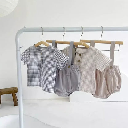 Tvådelat Set- Rutigt