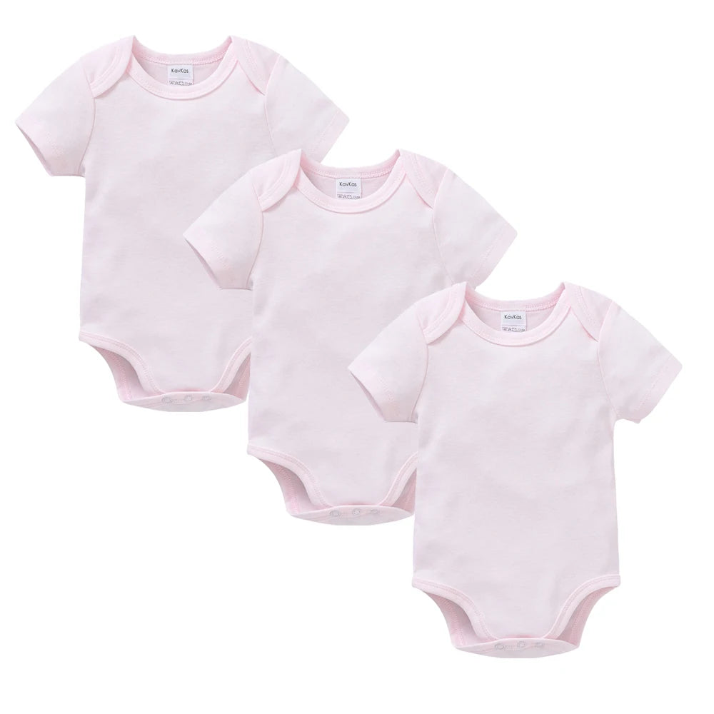 Enfärgad Babybody 3-pack – Unisex