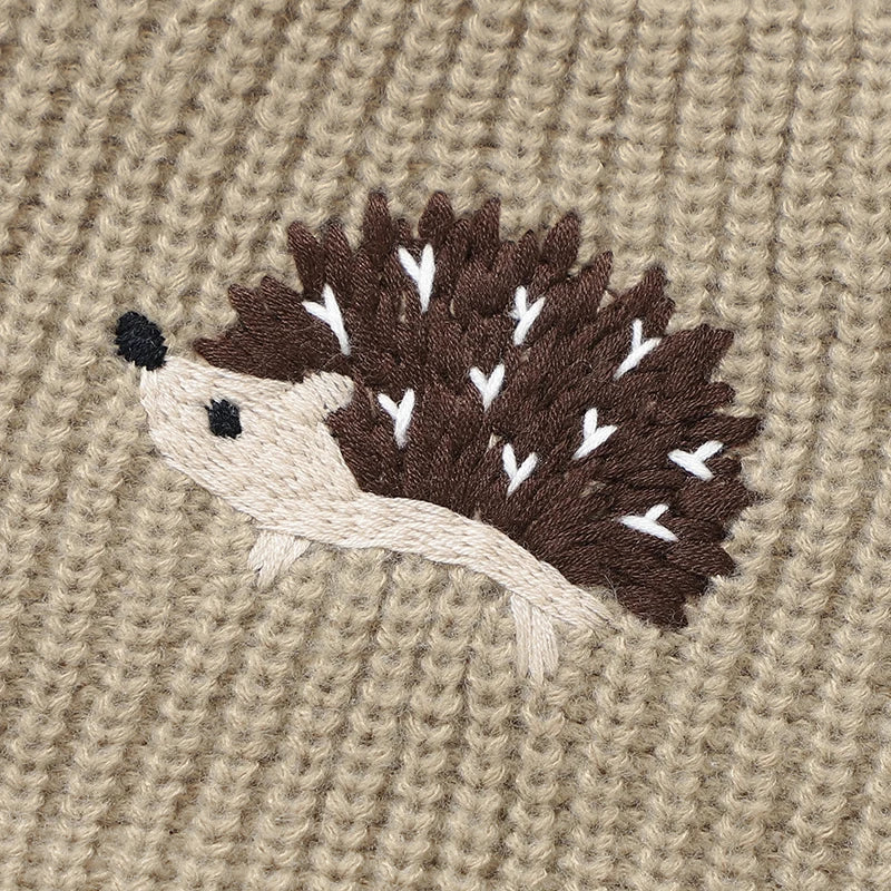 Stickad Hängselbyxa