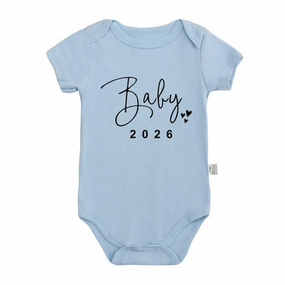Ärmlös Babybody med Textmönster – Unisex