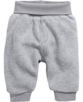 Babybyxor i fleece med stickad midjeresår